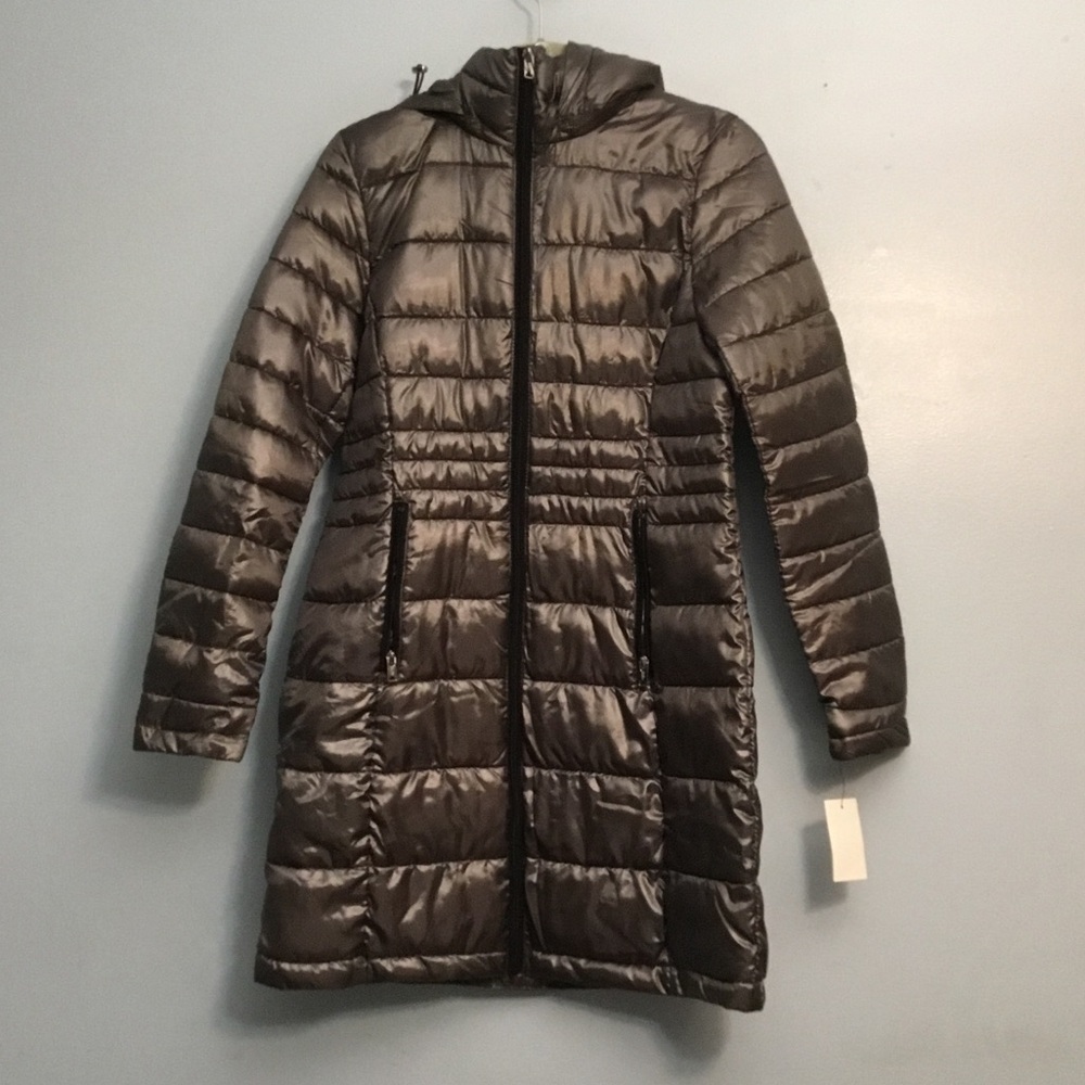 Andrew Marc Charcoal Puffer Jacket